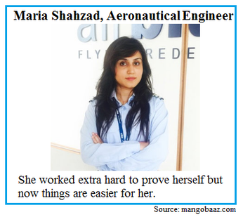 Pakistani girl aeronautical engineer